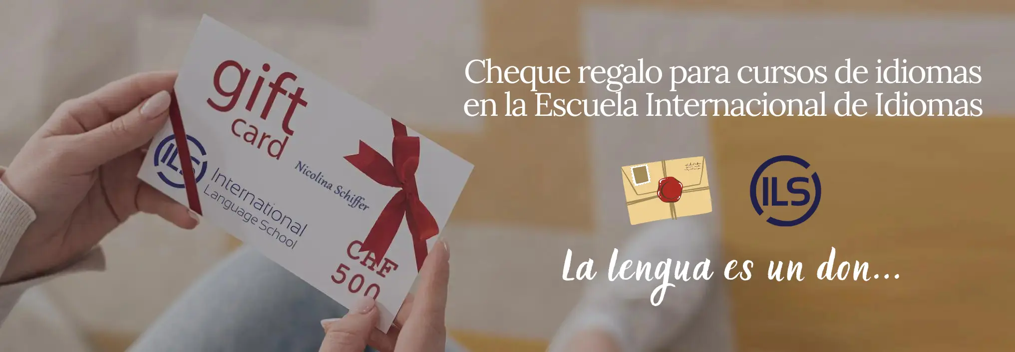 Cheque regalo para cursos de idiomas